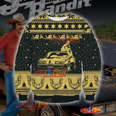Smokey And The BanditKnitting Pattern 3D Print Ugly Christmas Sweatshirt
