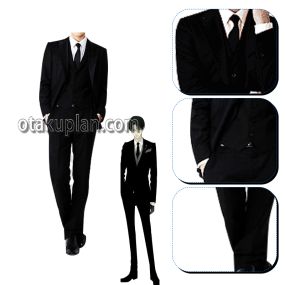 AOT attack on the mafia suit levi ackerman cosplay costume
