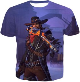 Overwatch Gunslinger McCree T-Shirt OW118