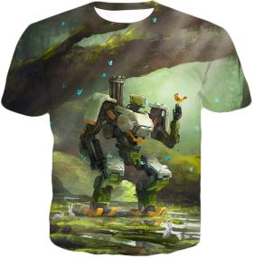 Overwatch Curious Robot Bastion T-Shirt OW120