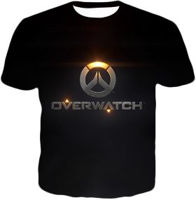 Overwatch Super Cool Overwatch Promo Black T-Shirt OW122
