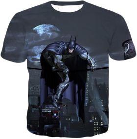 Super Cool 3D Batman Action Game Promo Graphic T-Shirt BM014
