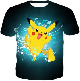 Cutest Thunder Pikachu Graphic T-Shirt