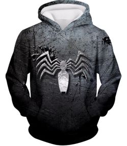 Awesome 3D Symbiotic Venom Logo Hoodie VE019