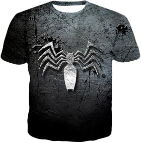 Awesome 3D Symbiotic Venom Logo T-Shirt VE019