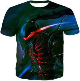Anime Deadly Berserker Lancelot Cool Black T-Shirt FSN019