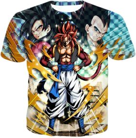 Dragon Ball Super Awesome Fusion Xeno Gogeta Cool Promo Anime Graphic T-Shirt DBS198