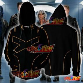 X-Men III Black Hoodie Cosplay Jacket Zip Up