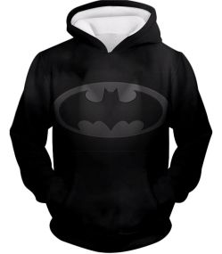Super Cool Batman Logo Promo Black Hoodie BM002