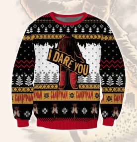 2023 Candyman I Dare You 3D Printed Ugly Christmas Sweatshirt