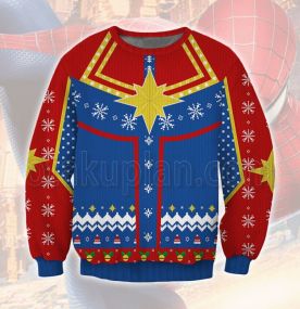 2023 Captain 3D Printed Ugly Christmas Sweatshirt