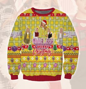 2023 Clueless Cher Horowitz 3D Printed Ugly Christmas Sweatshirt