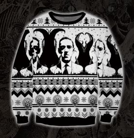 2023 Cthulhu Hp Lovecraft 3D Printed Ugly Christmas Sweatshirt