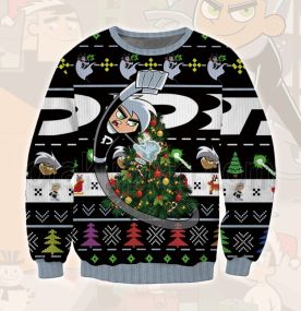 2023 Danny Phantom Danny Fenton 3D Printed Ugly Christmas Sweatshirt