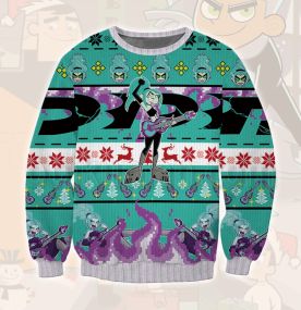 2023 Danny Phantom Ember McLain 3D Printed Ugly Christmas Sweatshirt