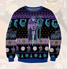 2023 Danny Phantom Team Phantom 3D Printed Ugly Christmas Sweatshirt
