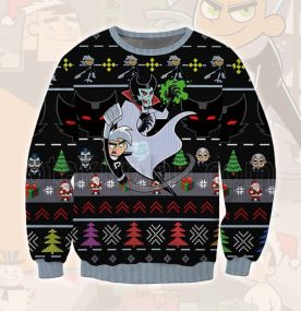 2023 Danny Phantom Vlad Plasmius 3D Printed Ugly Christmas Sweatshirt