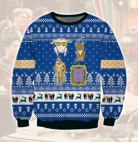 2023 Friends Humor 3D Printed Ugly Christmas Sweatshirt