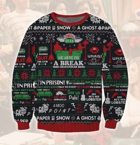 2023 Friends Life 3D Printed Ugly Christmas Sweatshirt