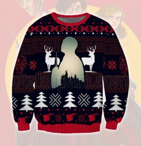 2023 Harry Potter Voldemort Dark Wizard 3D Printed Ugly Christmas Sweatshirt