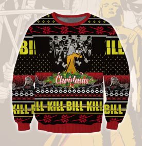 2023 Kill Bill Deus Ex 3D Printed Ugly Christmas Sweatshirt