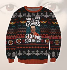 2023 Silence Of The Lambs Well Clarice Have The Lambs 3D Printed Ugly Christmas Sweatshirt