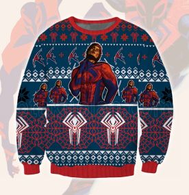 2023 Spider Hero Across The Spider Verse Miguel Ohara 3D Printed Ugly Christmas Sweatshirt