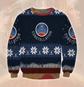 2023 Starfield Constellation 3D Printed Ugly Christmas Sweatshirt