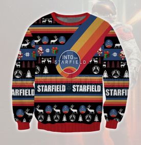 2023 Starfield Explore 3D Printed Ugly Christmas Sweatshirt