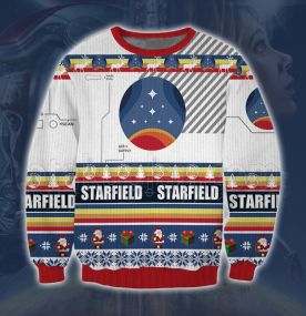 2023 Starfield Limited Edition 3D Printed Ugly Christmas Sweatshirt