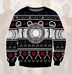 2023 Stargate Sg-1 Explore 3D Printed Ugly Christmas Sweatshirt