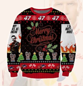 2023 Talladega Nights I Spread My Butt Cheeks 3D Printed Ugly Christmas Sweatshirt
