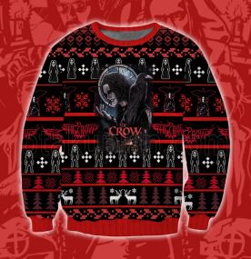 2023 The Crow Supernatural Power 3D Printed Ugly Christmas Sweatshirt