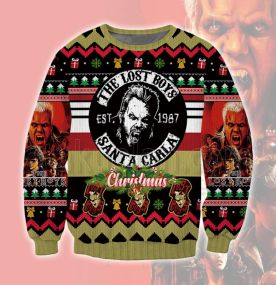 2023 The Lost Boys Santa Carla 3D Printed Ugly Christmas Sweatshirt