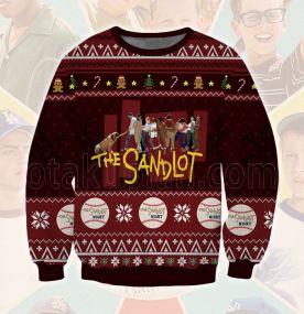 2023 The Sandlot Baseball And Friendship 3D Printed Ugly Christmas Sweatshirt