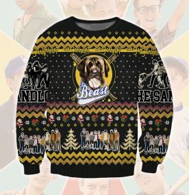 2023 The Sandlot Giant Beast Dog 3D Printed Ugly Christmas Sweatshirt