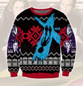 2023 The X-Files Fbi 3D Printed Ugly Christmas Sweatshirt