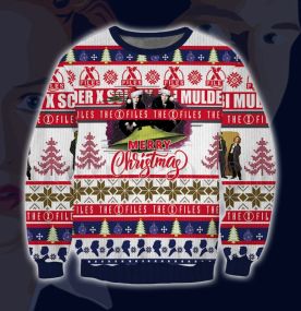 2023 The X-Files Partner 3D Printed Ugly Christmas Sweatshirt