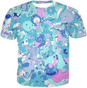 Cool All in One Water Promo Anime T-Shirt