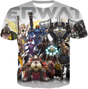Overwatch Best Game Heroes T-Shirt OW0021