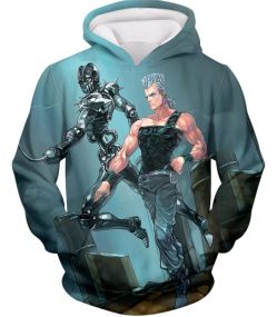 Anime Adventure C Jean Pierre Stand Silver Chariot Graphic Hoodie JO022