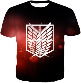Attack on Titan Cool Survey Corps Emblem T-Shirt AOT023
