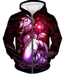 Dragon Ball Super Dragon Ball FighterZ Android 21 Awesome Graphic Action Zip Up Hoodie DBS240