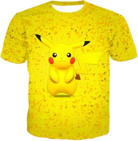 Best Thunder Pikachu Cool Yellow T-Shirt