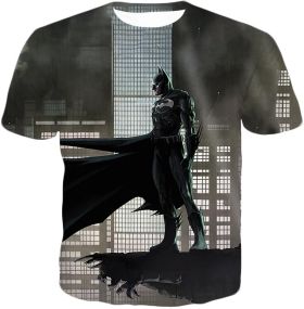 Gotham Citys Dark Knight Superhero Batman Cool Graphic T-Shirt BM026