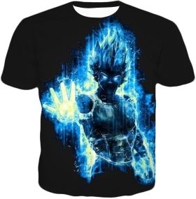Dragon Ball Z Super Saiyan Blue Vegeta Flash T-Shirt