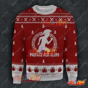 300 Prepare For Glory 3D Print Ugly Christmas Sweatshirt