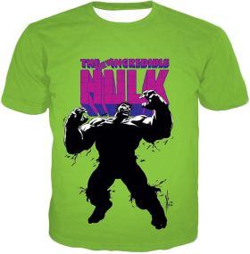 The New Incredible Hulk Promo Cool Green T-Shirt HU034