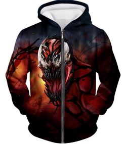 Extremely Awesome Symbiotic Creature Carnage Zip Up Hoodie VE034