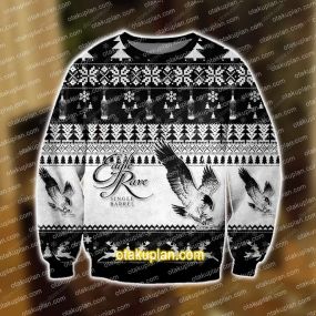 3D Print Knitting Pattern Eagle Rare Whiskey Ugly Christmas Sweatshirt